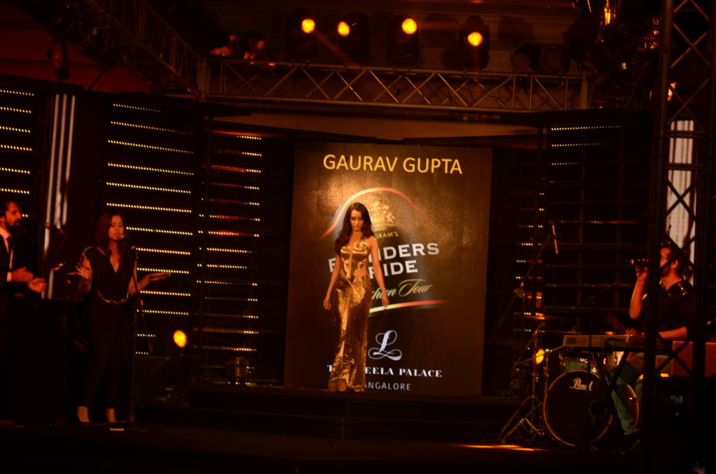 Shraddha Kapoor walking for Gaurav Gupta at Blenders Pride Fashion Tour 2014