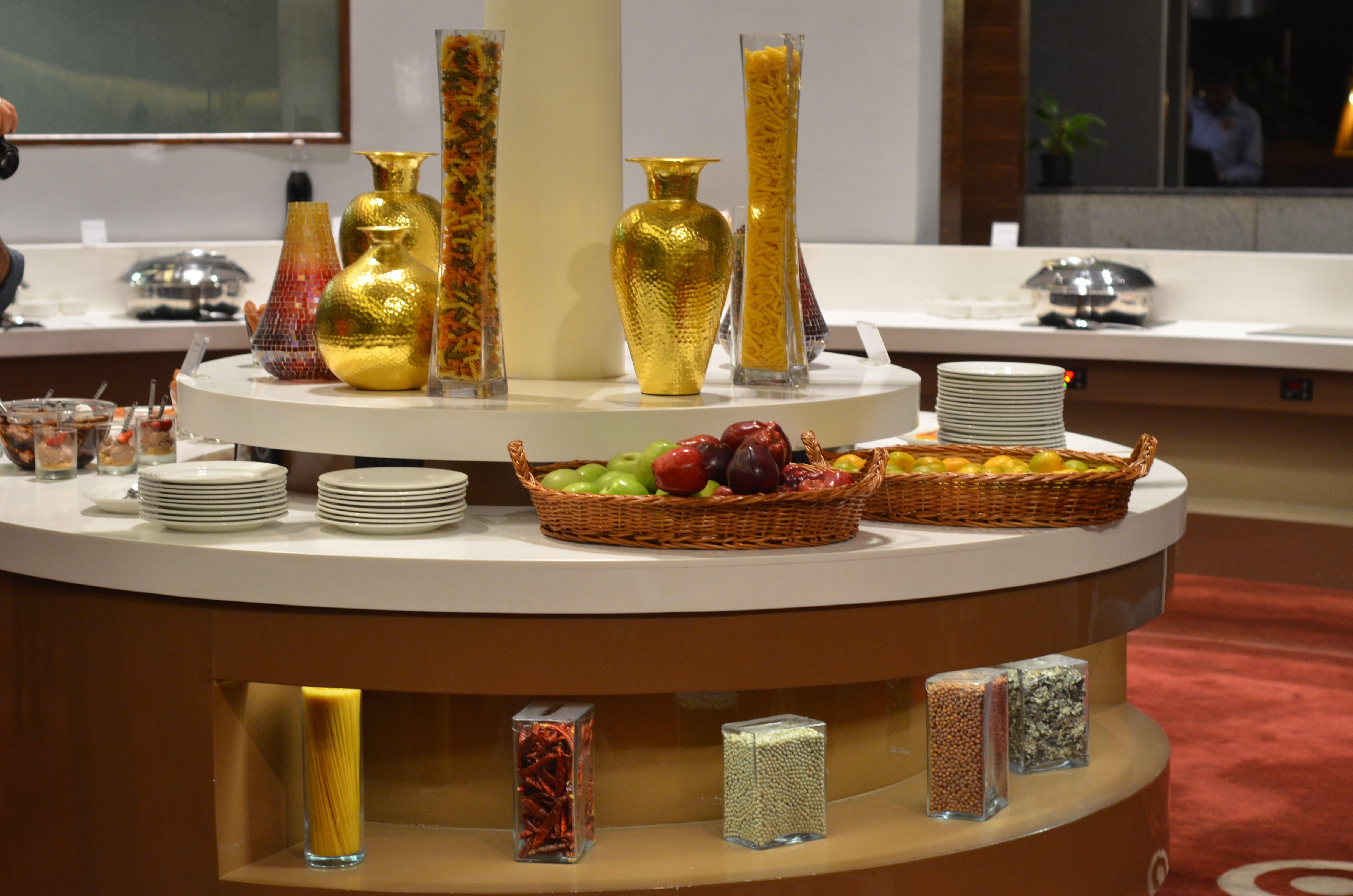 Buffet at Above Ground Level Bangalore airport
