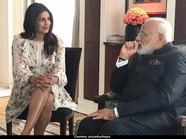 Priyanka meets PM Narendra Modi in Berlin!