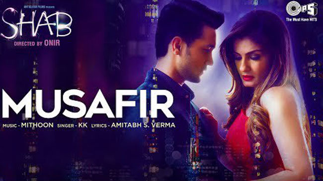 After a love song O Saathi in Arijit Singh’s voice another beautiful song Musafir from Raveena Tandon starrer ‘Shab’ is out.