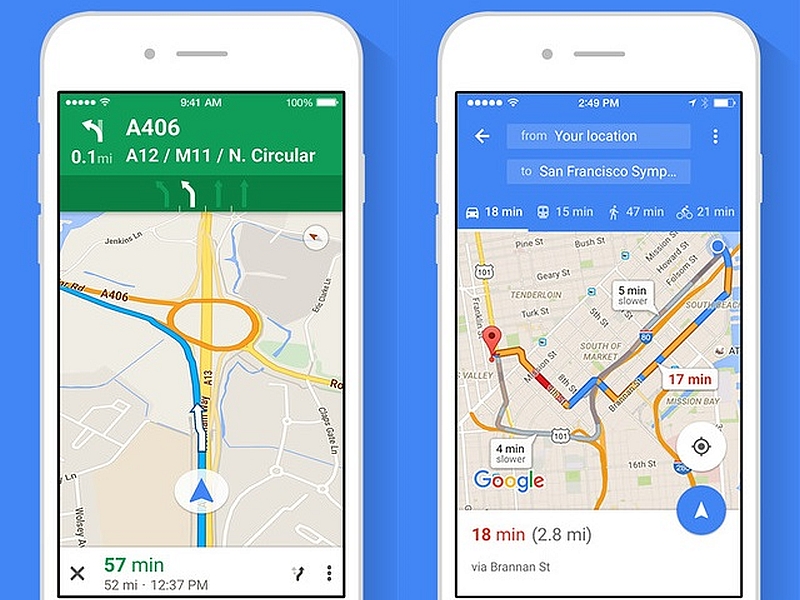 google maps to give real time bus