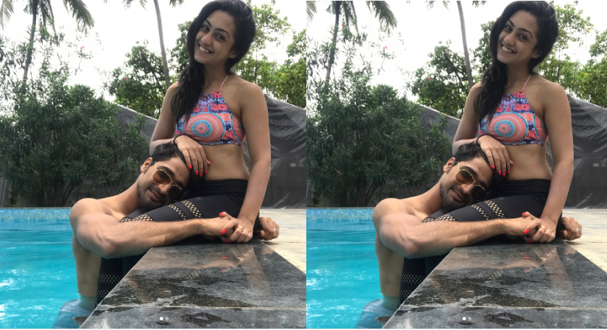 Abigail Pande & Sanam Johar gets COSY & ROMANTIC in a pool while chilling in Goa!