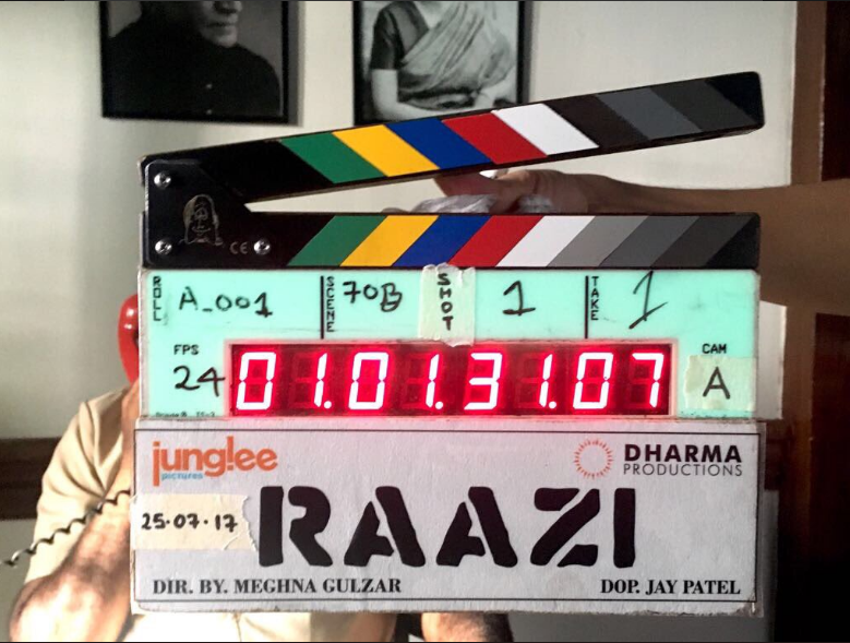Meghna Gulzar directorial Raazi, starring Alia Bhatt and Vicky Kaushal begins shooting. See photo!