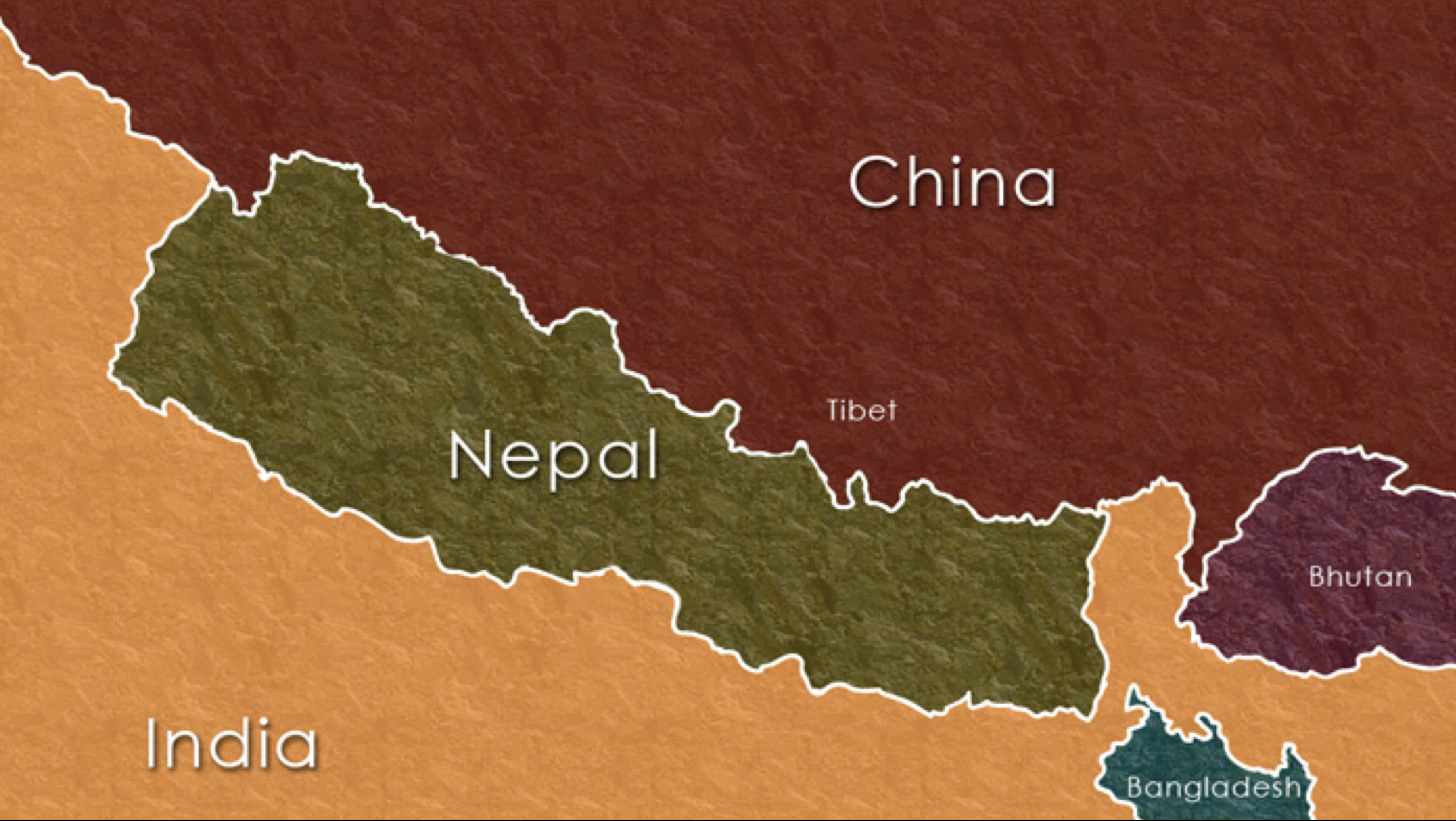 Nepal is stuck between China and India