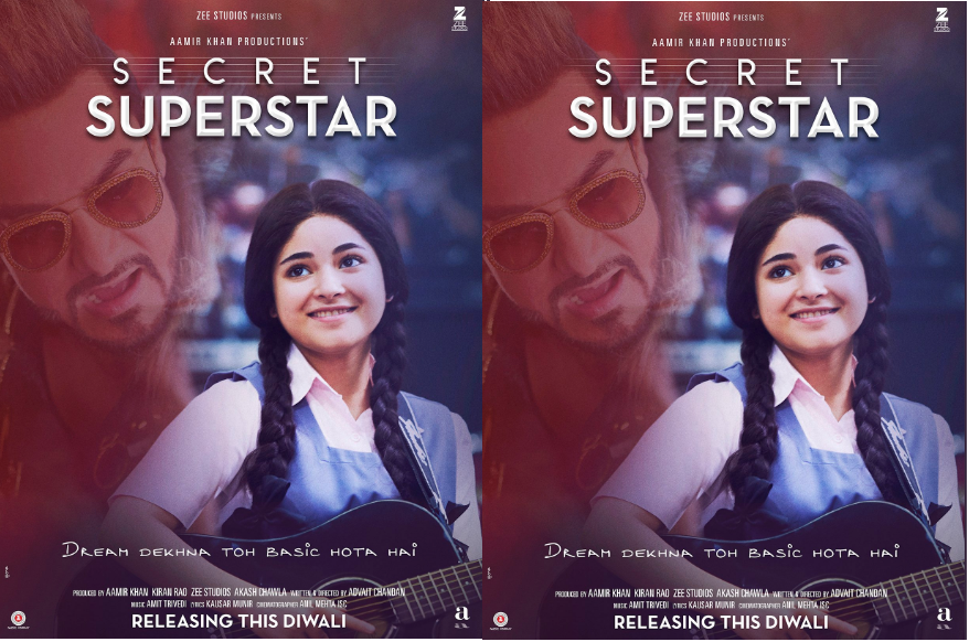 Secret Superstar: Aamir Khan unveils new poster of Zaira Wasim's next!