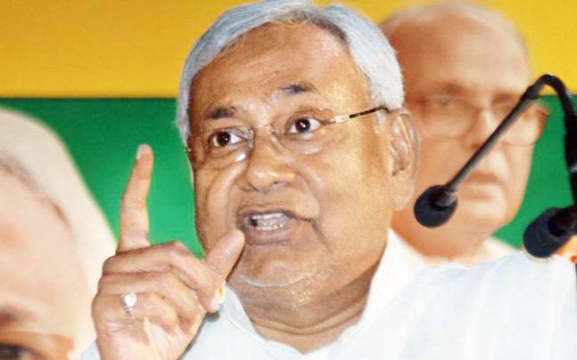 Angry Nitish Kumar