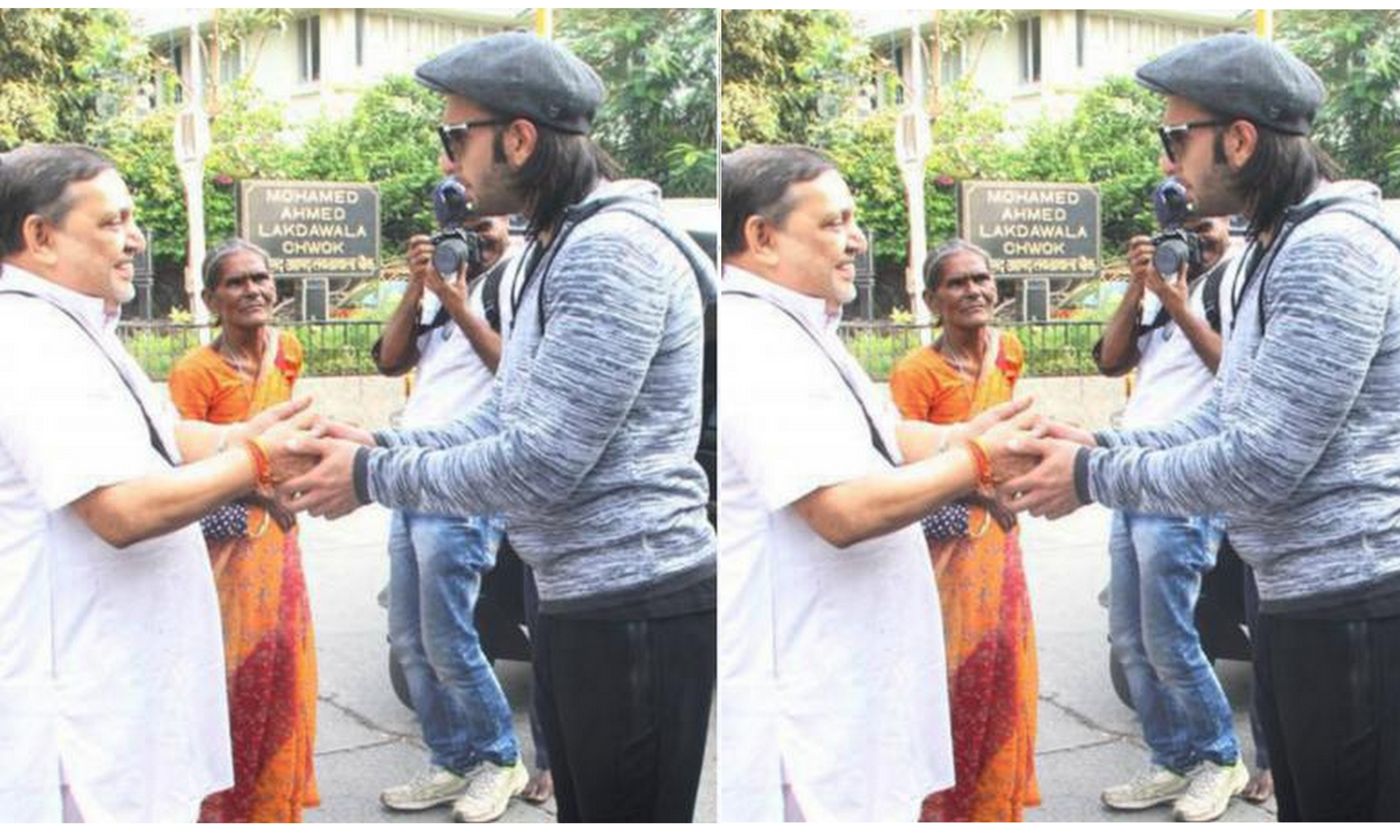 Ranveer Singh seeks blessing from a priest for his upcoming movie Padmavati success!