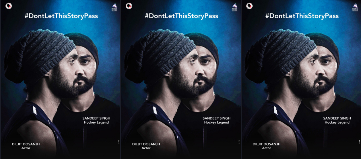 Diljit Dosanjh aces look of hockey player Sandeep Singh in teaser poster!