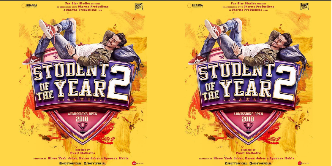 First poster of the movie Student of the Year 2 has been released today