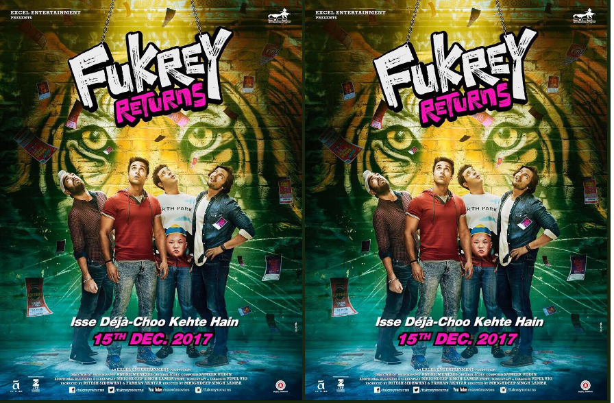 the new poster of the movie 'Fukrey return' released!