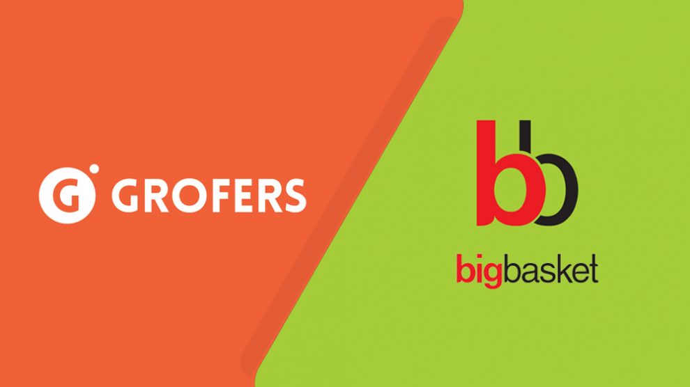 Grofers and BigBasket Logo