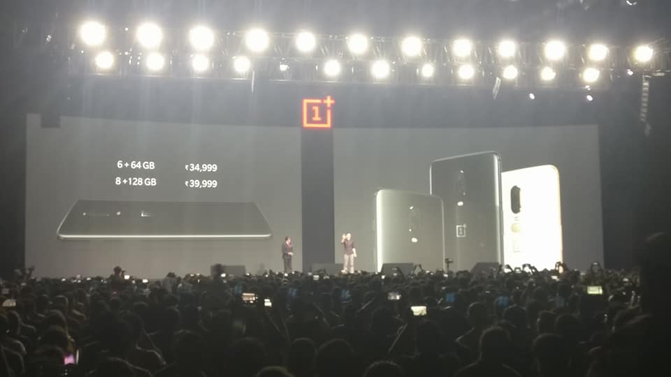 OnePlus 6 price in India