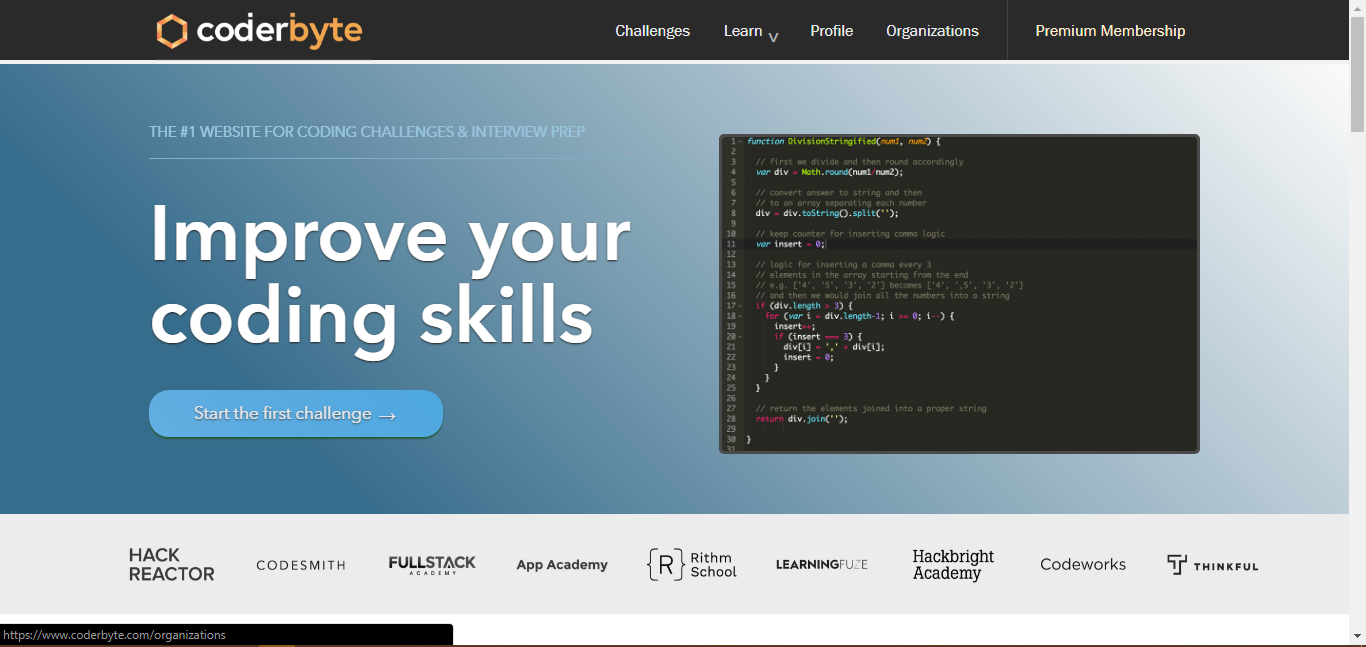 java coding website