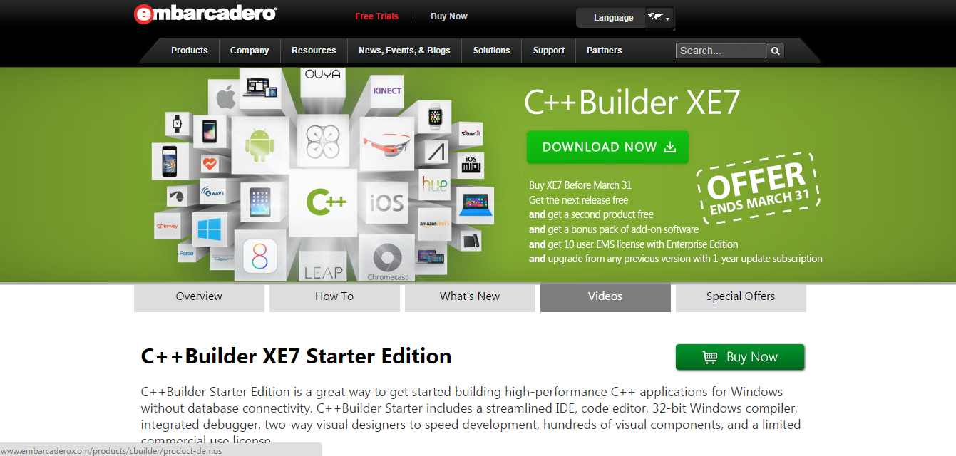 Starter build. Xe7 c++. Embarcadero xe7. C++ Builder 7. CBUILDER.