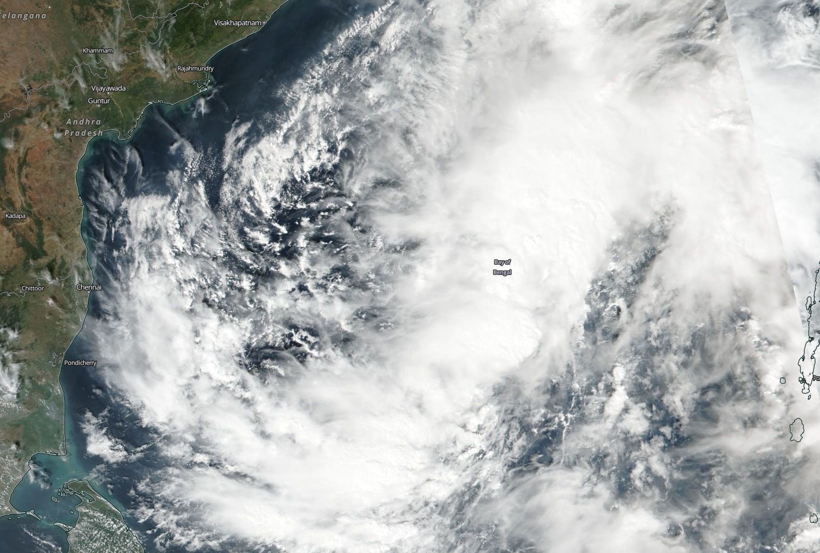 Cyclone gaja, Tamil Nadu