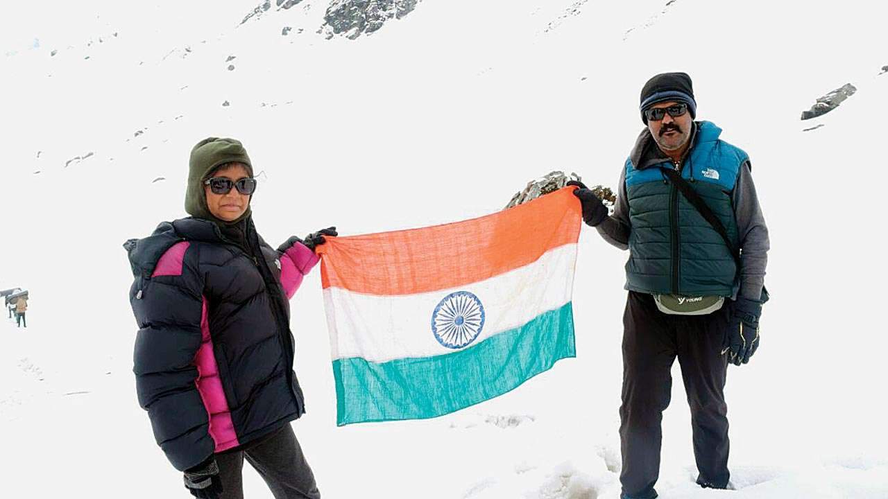 Young mountaineer Urvi Patil
