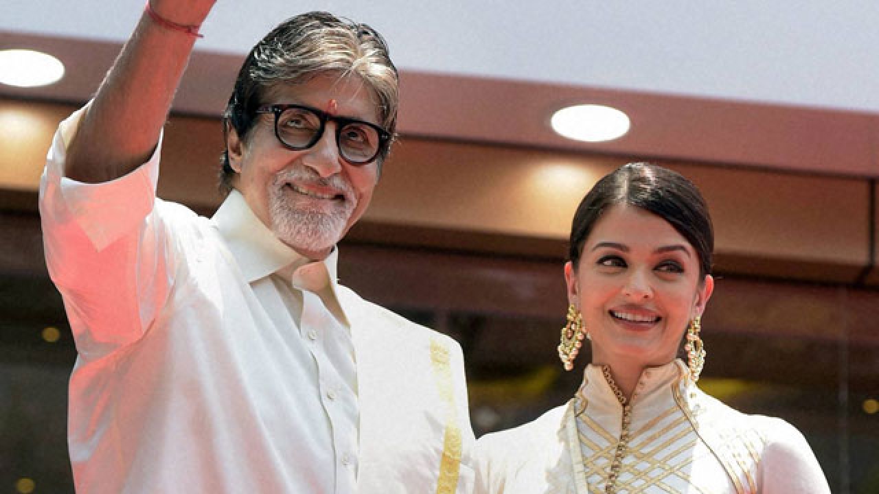 Aishwarya Rai and Amitabh Bachchan