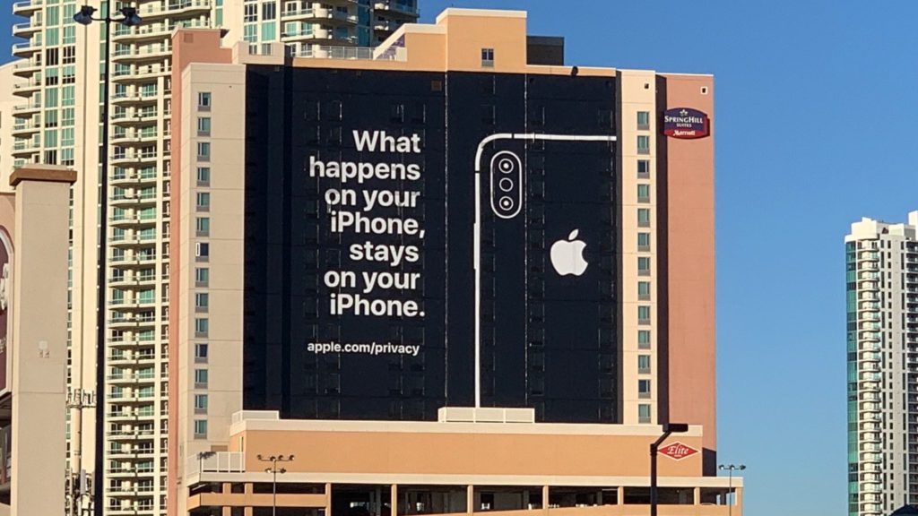 iPhone privacy advertisement