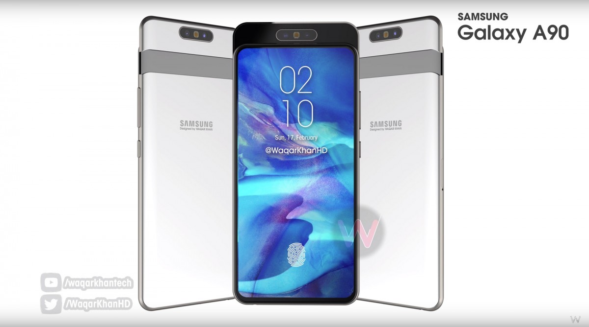 Samsung Galaxy A90 render