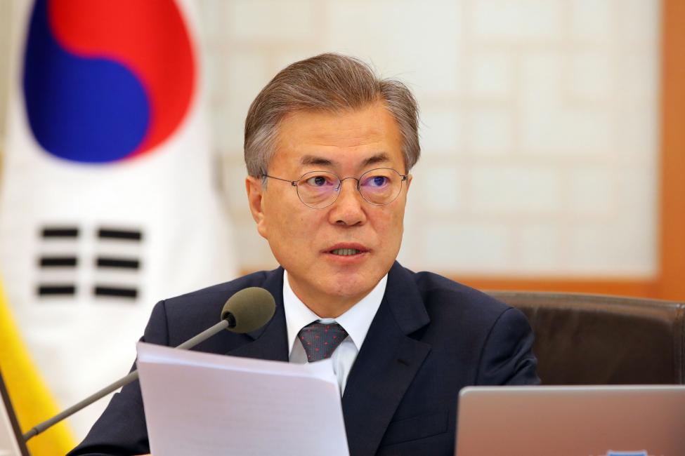 Moon Jae-in calls for safe zone between two Koreans