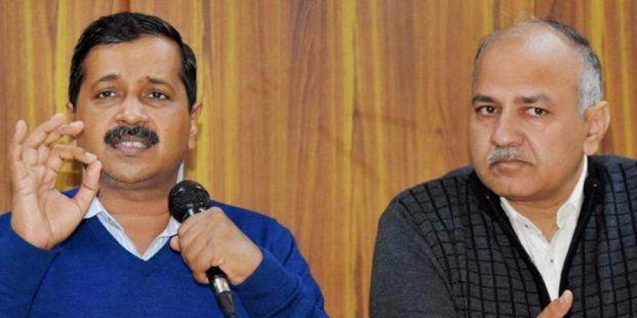 Arvind Kejriwal and his deputy Manish Sisodia