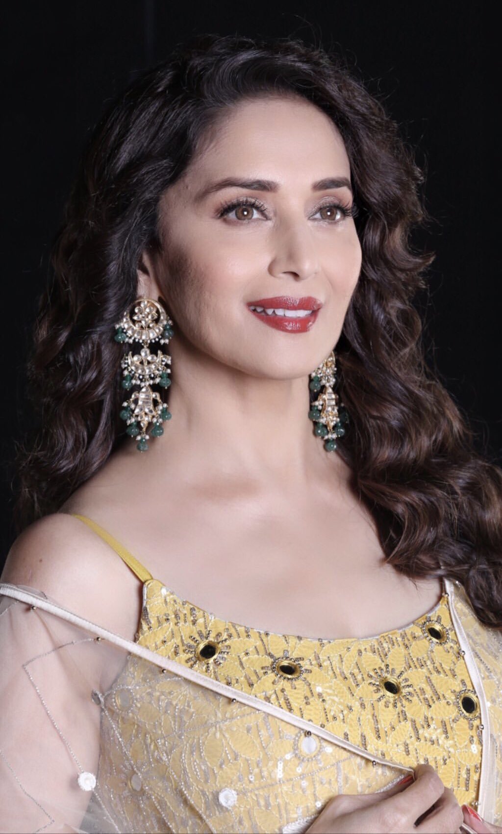 Madhuri Dixit Is Looking Gorgeous In This Yellow Lehnga Check Out