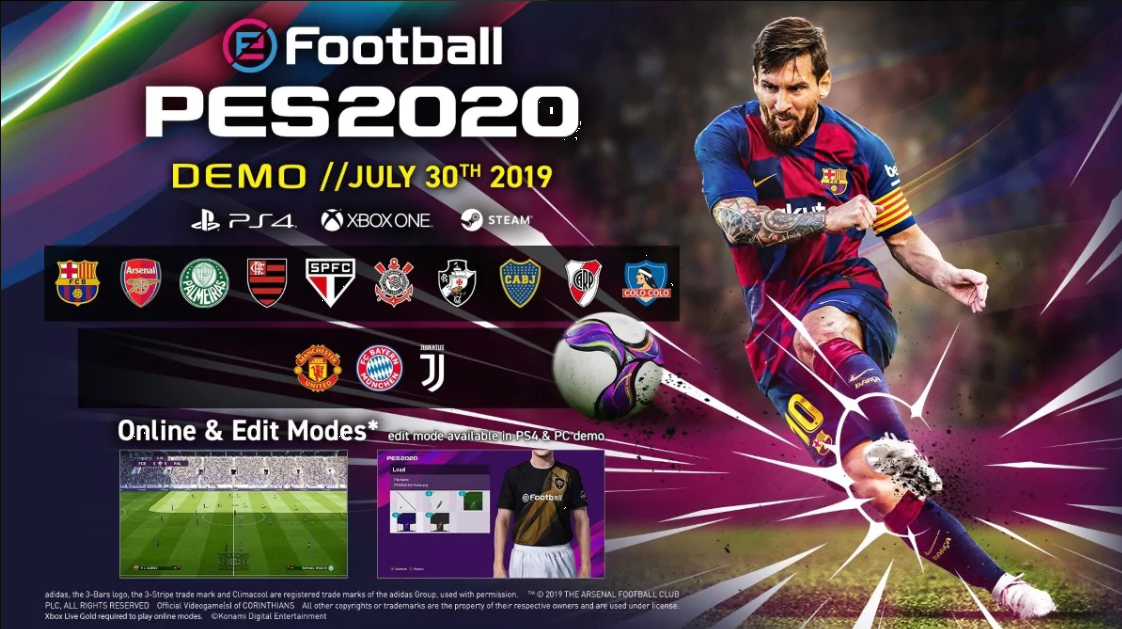 Konami efootball PES 2020