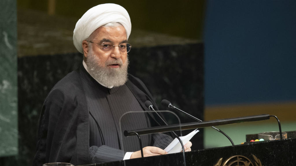 Hassan Rouhani delivers speech at UN sumit