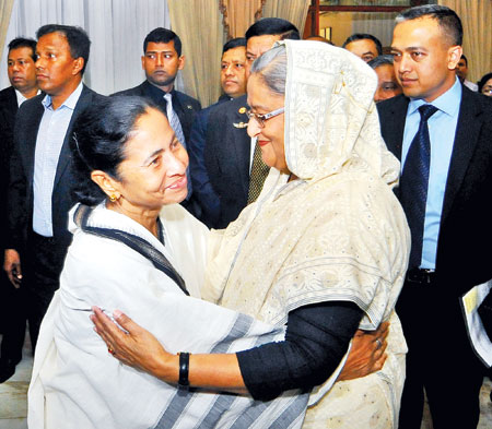 CM Mamata with PM Hasina