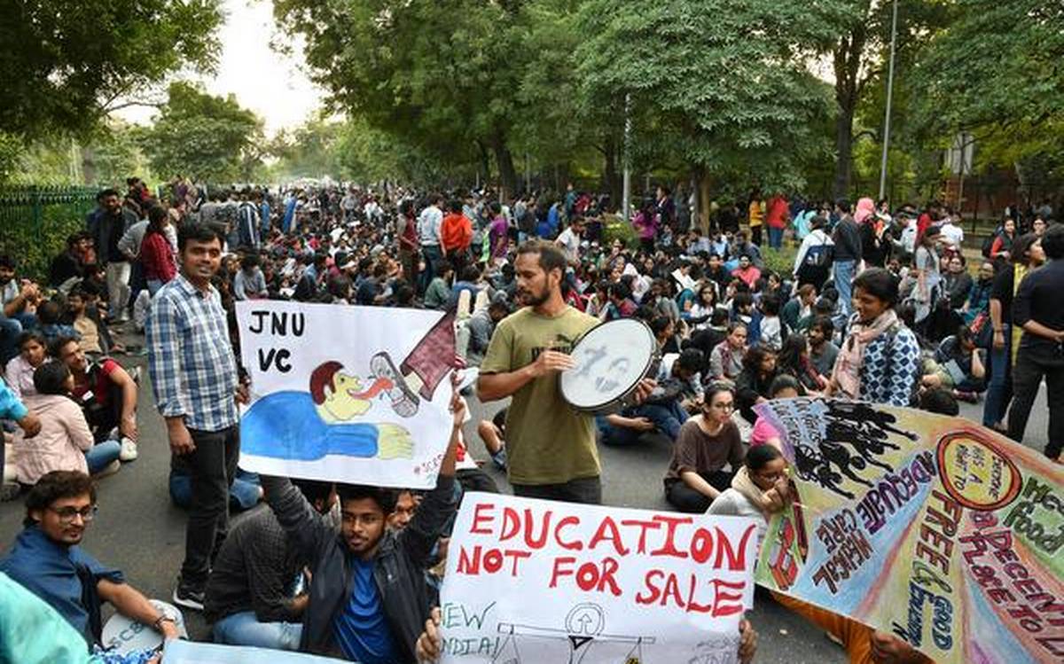 JNU students' union to protest outside HRD ministry