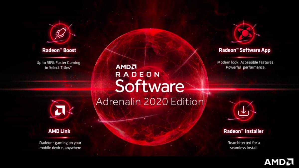 AMD Radeon Adrenalin 2020 software