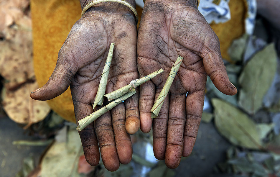 Image result for tobacco, say on beedi and cigarettes.