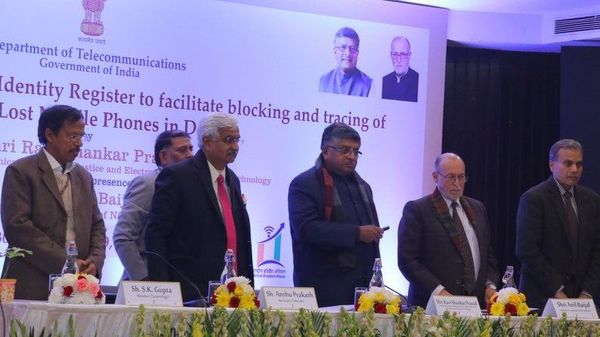 ravi shankar prasad launching portal to block lost mobiles