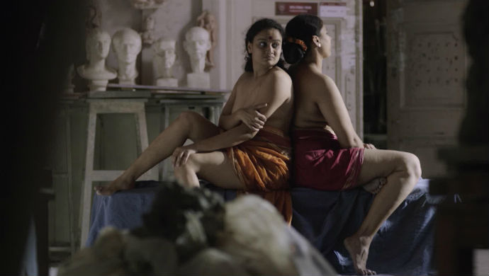 A still from the movie Nude