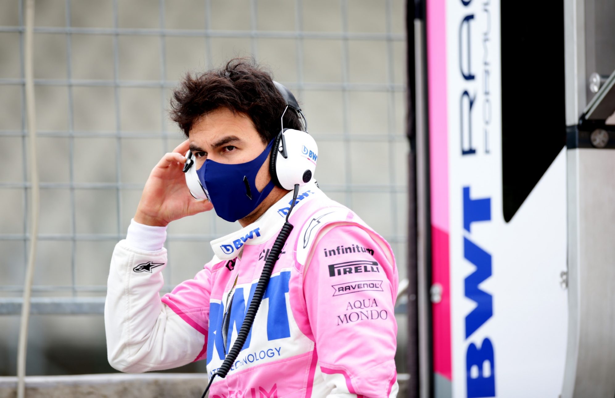Sergio Perez F1 racer tests COVID positive