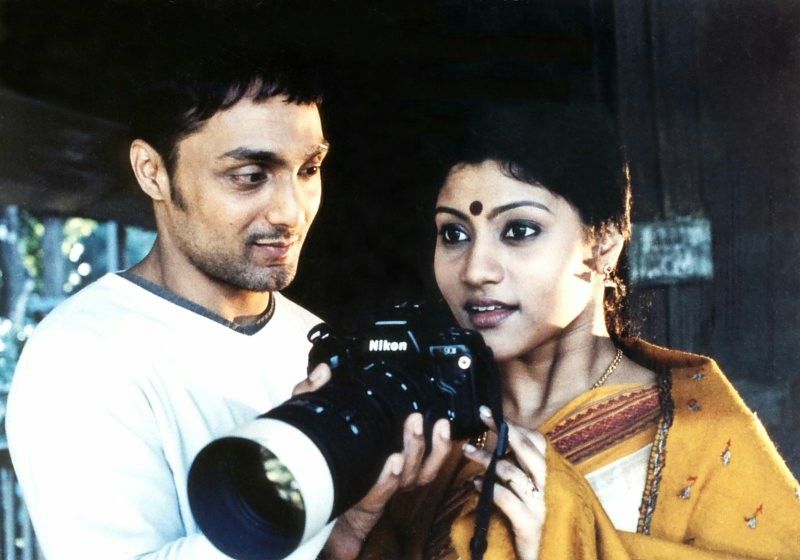 A still from Mr and Mrs Iyer