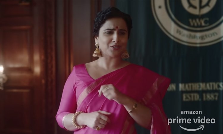 A still from Shakuntala Devi Trailer