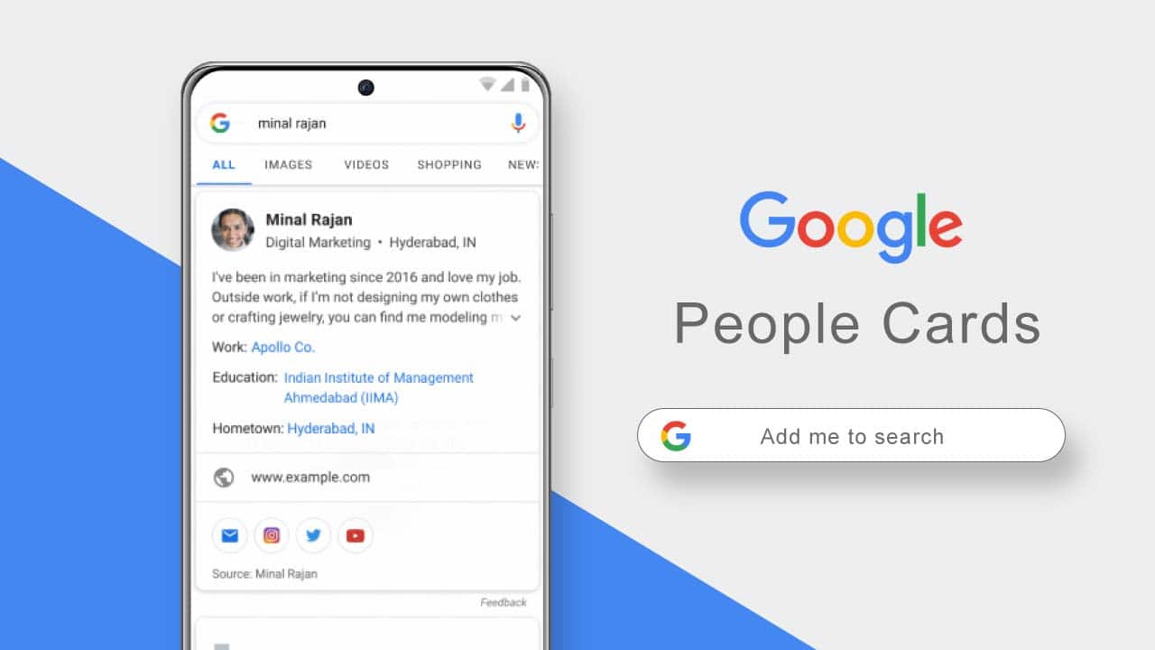 Google's people cards
