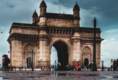 Gate way of India Mumbai rains