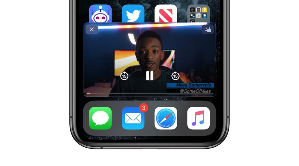 how to watch youtube and use other apps ios