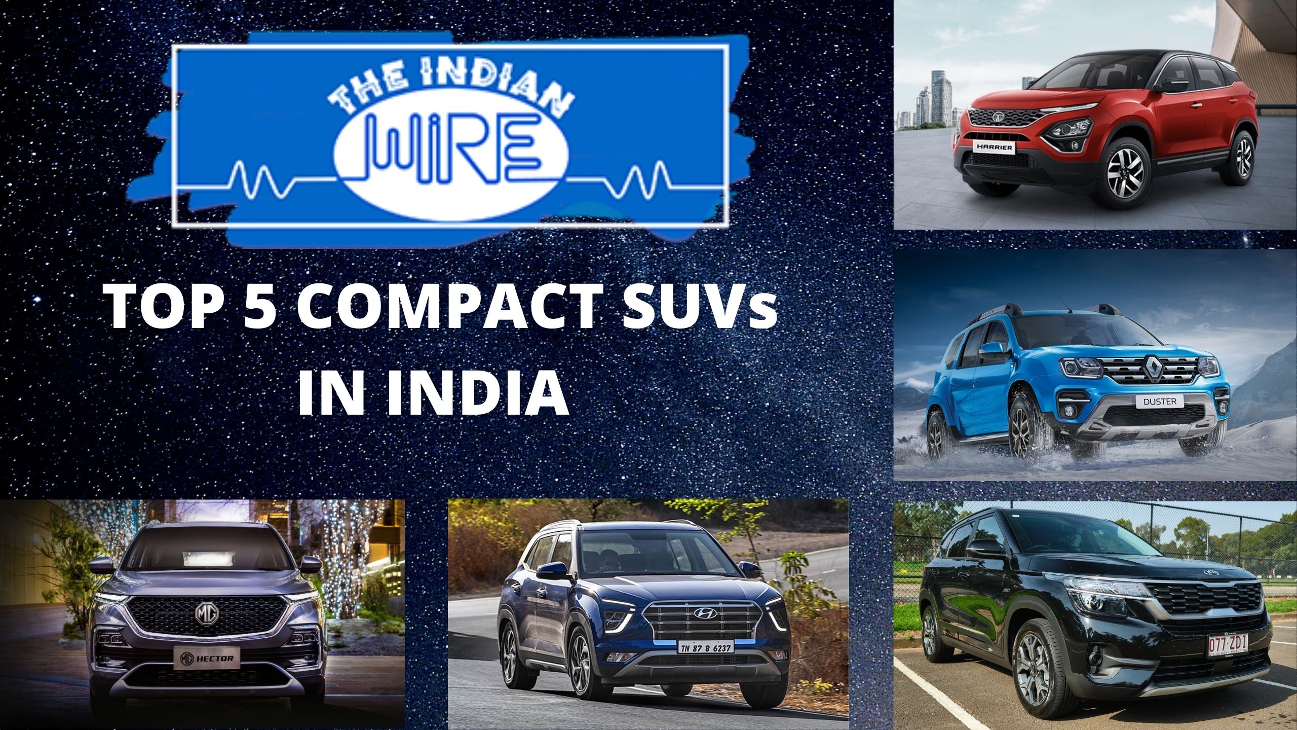 Top Five Compact SUVs in India