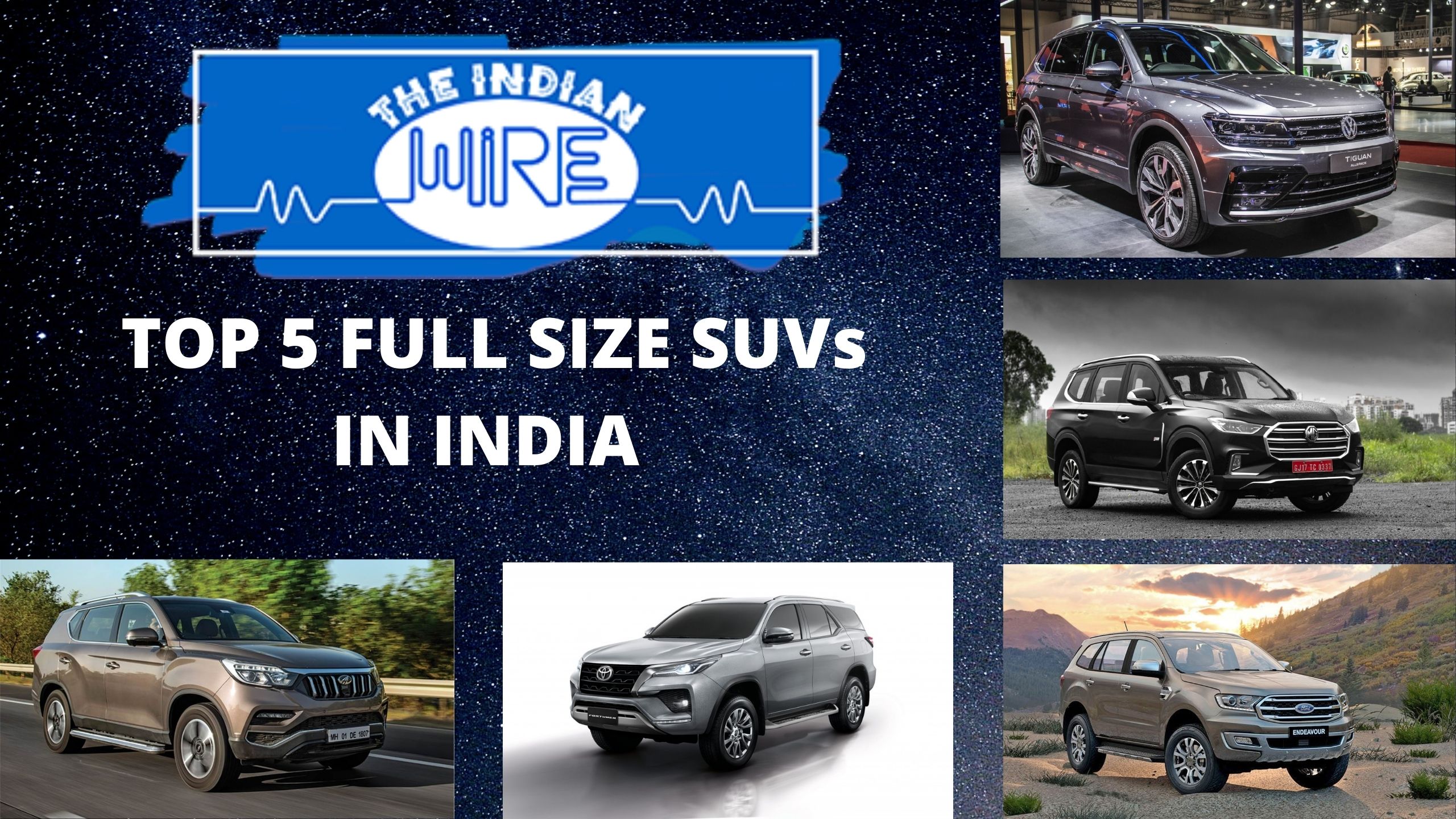 Top Five Full Size SUVs In India