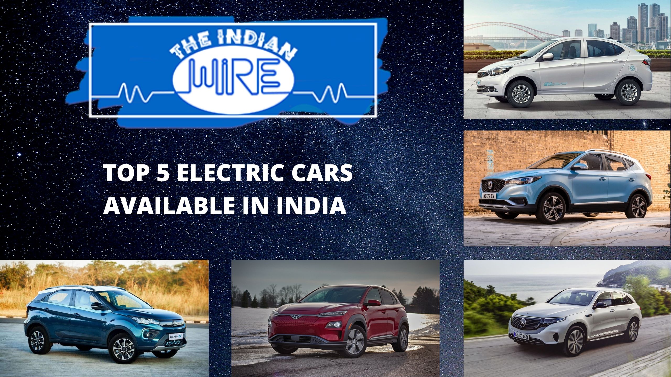 Top Five Electric Cars Available in India