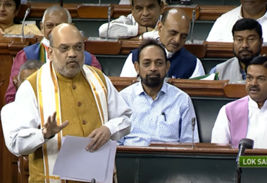 I do not get angry, my loud voice is a manufacturing defect: Home Minister Amit Shah in Lok Sabha.