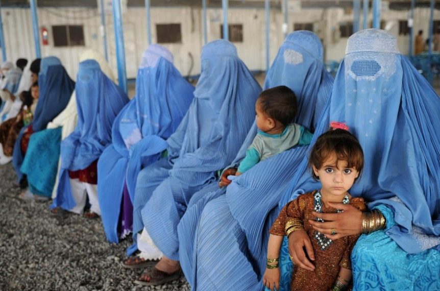 Taliban orders Afghan women to cover their faces in public.