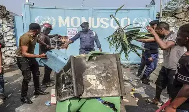 Protests in eastern region of DRC