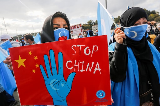 Uyghurs Protest