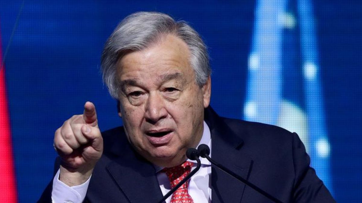 The United Nations Secretary- General - Antonio Guterres.