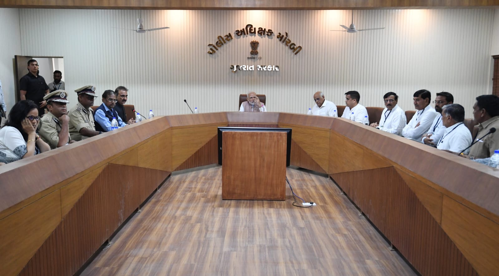 PM Modi chairs a high level meeting in Morbi and directs for an independent and thorough investigation of the accident