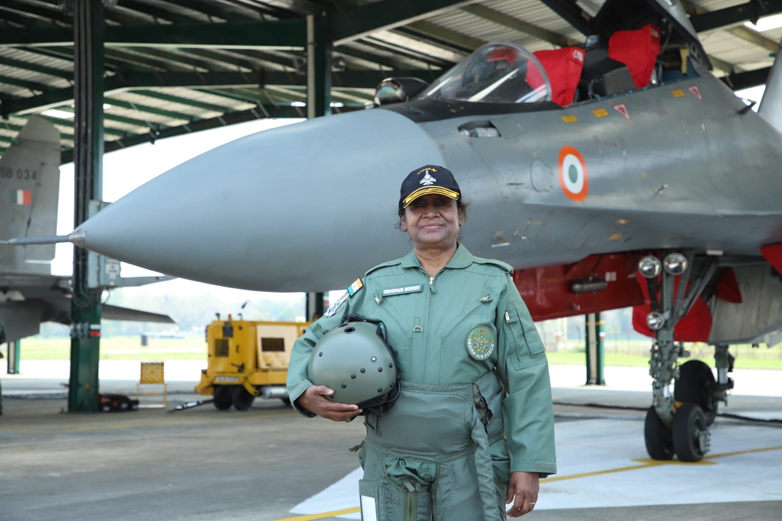 President Droupadi Murmu takes sortie in Sukhoi 30 MKI fighter aircraft